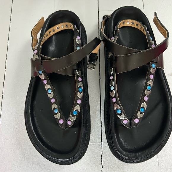 ISABEL MARANT chunky sandals with studs - Picture 5 of 5
